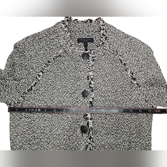 Rag & Bone Tweed Cotton Knit Button-Up Jacket, Womens 2 - Picture 10 of 11